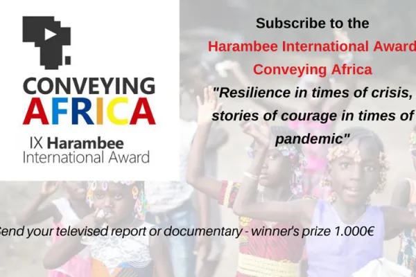 Poster announcing the 9th Harambee Africa International Award that will focus on stories of resilience during the COVID-19 pandemic / Harambee Africa International