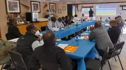 Catholic Bishops follow a presentation during the IMBISA Standing Committee meeting. Credit: IMBISA