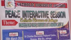 A poster of the meeting of representatives of Catholics from different ethnic communities in Taraba State, Jalingo Diocese. Credit: Archdiocese of Abuja