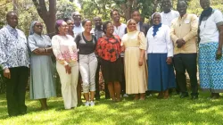 Participants at the theologists colloquium pose for a photo session at the Jesuit Conference of Africa and Madagascar's Africama House in Nairobi on Thursday, 10 March 2022. Credit: ACI Africa