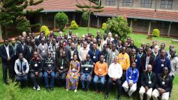 Participants at the week-long Jesuit Conference of Africa and Madagascar, in Nairobi, Kenya. / JCAM