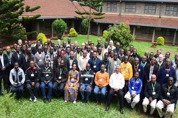 Participants at the week-long Jesuit Conference of Africa and Madagascar, in Nairobi, Kenya. / JCAM