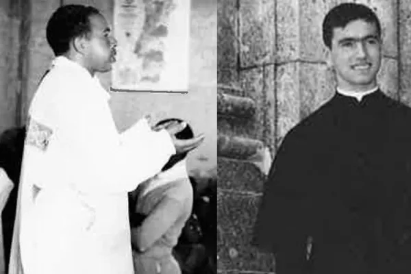 Fr. Sílvio Moreira (right) and Fr. João de Deus Gonçalves Kamtedza (left) who died during the Mozambican civil war. Credit: Courtesy Photo
