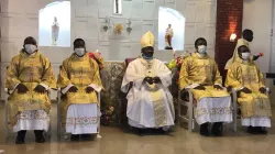 Archbishop Ignatius Kaigama with newly ordained Deacons at St. Donatus’ Parish, Saukale in the Archdiocese of Abuja. Credit: Archbishop Ignatius A. Kaigama/ Facebook