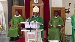 Archbishop Ignatius Ayau Kaigama during Holy Mass at Our Lady Queen of Nigeria Pro-Cathedral of Abuja Archdiocese. Credit: Abuja Archdiocese