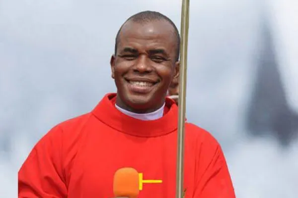Fr. Ejike Mbaka who resurfaced Wednesday, May 5 after reportedly missing. His supporters had stormed the Bishop's residence demanding his whereabouts / Credit: Courtesy Photo