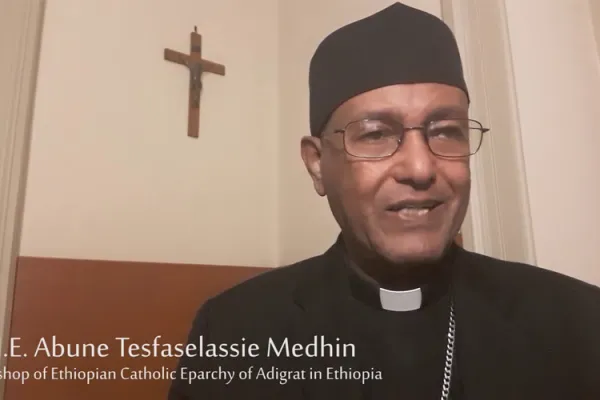 Bishop Tesfasellassie Medhin of Ethiopia's Eparchy of Adigrat. Credit: Courtesy Photo