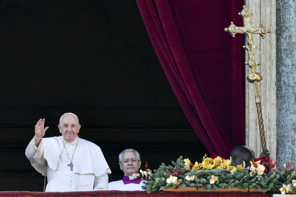 Pope Francis delivers his Christmas "Urbi et Orbi" address on Dec. 25, 2022. | Vatican Media