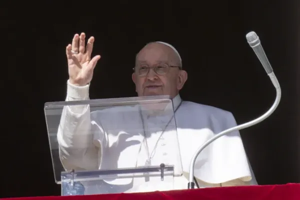 Pope Francis announced the start of a Year of Prayer in his Angelus address from the window of the Vatican's Apostolic Palace on Jan. 21, 2024. | Vatican Media