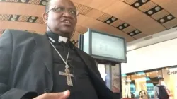 Archbishop Anthony Muheria during the Thursday, June 2 virtual meeting with Catholic Communicators. Credit: Courtesy Photo