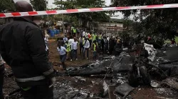 Image of the wrecked aircraft that crashed on May 21 near Kaduna International Airport/ Credit: Courtesy Photo