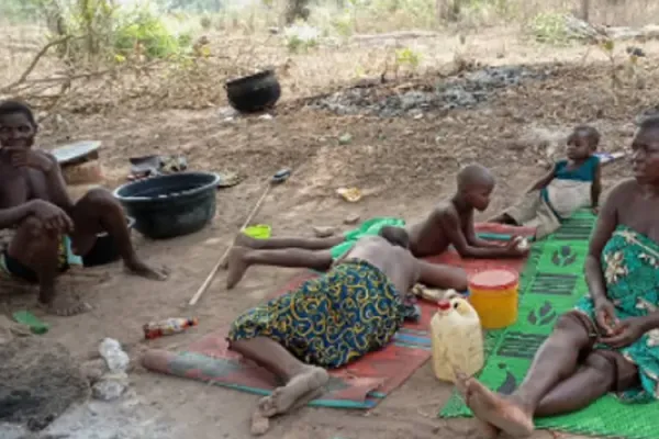 Residents of Ogun State living as refugees in Pobe, Benin Republic, to escape the killing back at home in Southern Nigeria/ Credit: DHPI