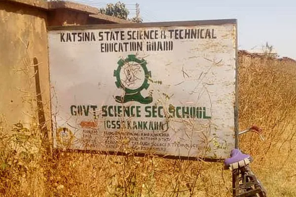 Government Science Secondary School in the north-western Katsina state where some 300 students were kidnaped Friday, December 11, 2020.