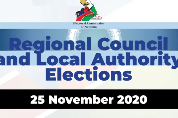 Regional Council and Local Authority Elections scheduled for November 25 in Namibia. / Electoral Commission of Namibia (ECN).