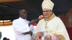 Archbishop Antonio Guido Filipazzi during the Episcopal Ordination of Bishop Isaac Bunde Dugu of Katsina-ala Diocese in Nigeria. Credit: Nigeria Catholic Network (NCN)