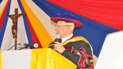 Archbishop Bert van Megen during the CIP’s 46th Graduation Ceremony in Kenya’s capital, Nairobi Friday, September 18. / Consolata Institute of Philosophy (CIP)