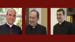 New Apostolic Nuncios Paolo Borgia, Antoine Camilleri, Paolo Rudelli