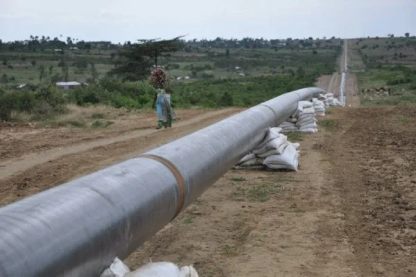 Uganda-Tanzania oil pipeline.