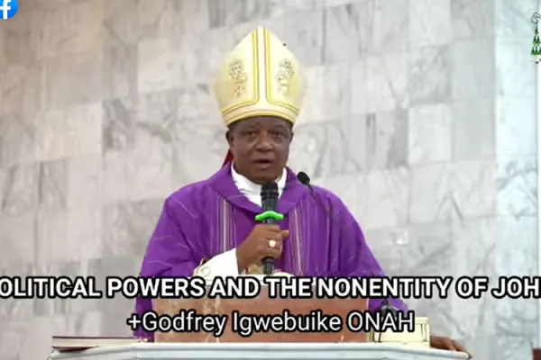 Bishop Godfrey Onah of Nigeria’s Nsukka Diocese. Credit: Nsukka Diocese/Facebook