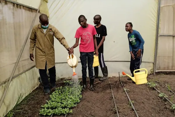 Children and young people living with disabilities at Orione Community Training Centre in Kenya's Catholic Diocese of Ngong
Credit: Orione Community Training Centre