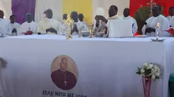 Bishop Edward Hiiboro Kussala of South Sudan’s Catholic Diocese of Tombura-Yambio (CDTY) during the celebration of Bishop Gasi Day. Credit: CDTY