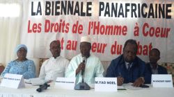 Panelists at the meeting of Religious Leaders in Ivory Coast.