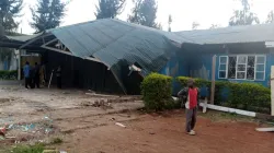 St Mary's Catholic Church Mukuru kwa Njenga after demolition. Credit: Fr. John Munjuri