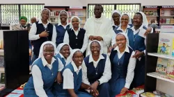 Bishop Raphael Mweempwa and Daughters of St. Paul who participated in the inauguration of their new residence and Catholic Bookshop in Lusaka Zambia on 25 January 2023. Credit: Paulines Publications Africa