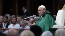 Pope Francis presides over a Mass in St. Peter's Basilica in Rome on July 23, 2023, for the World Day for Grandparents and the Elderly. | Pablo Esparza/EWTN