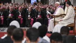 On the eve of the second session of the Synod on Synodality, Pope Francis said on Tuesday, Oct. 1, 2024, that the Catholic Church must first acknowledge its sins and ask for forgiveness before it can be credible in carrying out the mission Jesus Christ entrusted to his Church. / Credit: Vatican Media