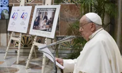 Nov. 25 marked the 40th anniversary of the Treaty of Peace and Friendship between Argentina and Chile, a treaty that was mediated by Pope St. John Paul II. Pope Francis is shown here speaking at the event. / Credit: Vatican Media