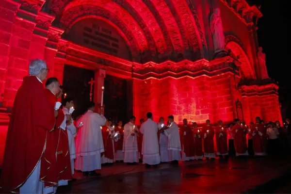 A Mass and ceremony were held in 82 ecclesiastical territories, churches, and universities in the Philippines for those martyred for their faith and those suffering in order to live His Word. / Aid to the Church in Need (ACN).