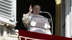 Pope Francis delivers his Sunday Angelus address at St. Peter's on Feb. 4, 2024. | Credit: Vatican Media