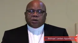 Bishop Duncan Theodore Tsoke, delivering the Lenten message of Bishops in Southern Africa. Credit: SACBC