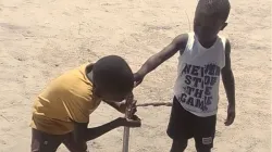 Before the clean water project in Namibia, people in the Ruurumwe village survived on unsafe water from holes and small wells. Credit: Salesian Missions