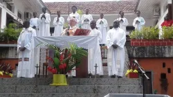 Holy Mass celebrated in Sao Tomé and Principe. Credit: Vatican Media