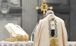 Pope Francis celebrates Mass in St. Peter’s Basilica on the feast of Christ the King, Nov. 21, 2021. / Credit: Vatican Media