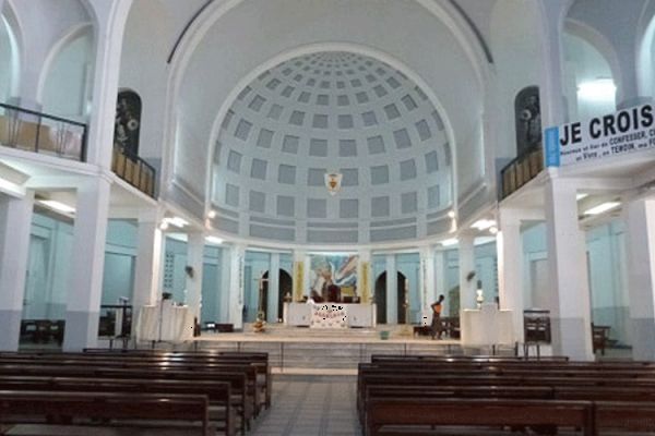 Our Lady of Victories Cathedral in Dakar Senegal.