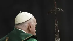 Pope Francis presides over a Mass in St. Peter's Basilica in Rome on July 23, 2023, for the World Day for Grandparents and the Elderly. | Vatican Media