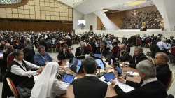 Delegates to the Synod on Synodality meet in the final days of the synod, Oct. 25, 2023. / Credit: Vatican Media