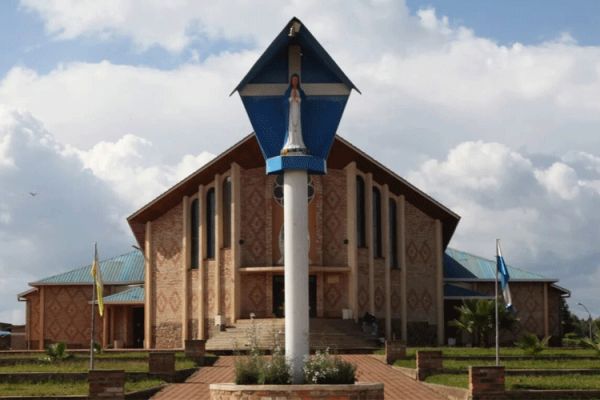 The Shrine of Our Lady of Sorrows in Kibeho, Rwanda.