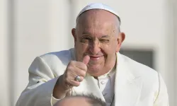 Pope Francis smiles at his Wednesday general audience in St. Peter’s Square at the Vatican on Wednesday, Nov. 13, 2024. / Credit: Vatican Media