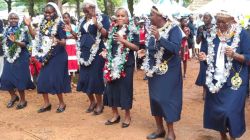 Some of the members of the Franciscan Missionaries of St. Joseph during the celebration of their Jubilees and Professions
Credit: Fr. Alex Kimbi/ Mill Hill Missionaries