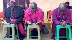 Archbishop Stephen Ameyu and other religious leaders during the June 18 Ecumenical prayer in Juba. Credit: ACI Africa