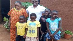 Sr. Catherine Mutindi Kivutui, member of Our Lady of Charity of the Good Shepherd together with some of the the vulnerable children under her program at Bon Pasteur Kolwezi in DR Congo / Sr. Catherine Mutindi