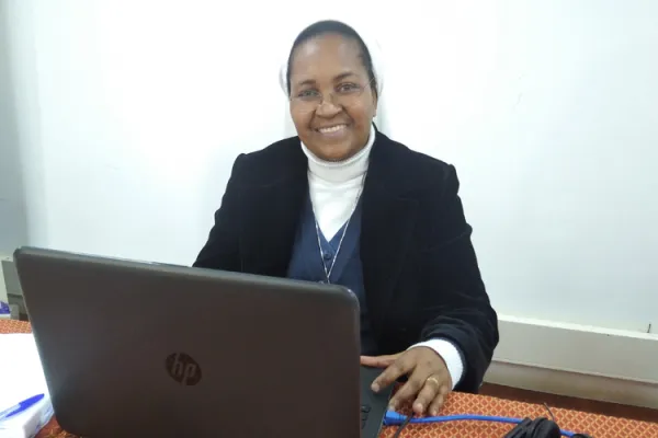 Sr. Olga Massango, a member of the Daughters of St. Paul (FSP) based in Kenya’s Archdiocese of Nairobi. Credit: ACI Africa