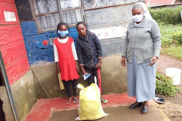 Sr. Rose Catherine Wakibiru, Administrator of Limuru Cheshire Home, a charity organization for girls living with disabilities with young girls living with disabilities outside their home / Sr. Rose Catherine Wakibiru