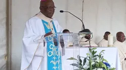 Archbishop Buti Joseph Tlhagale during the Ministry and Vocations Fair marking the Archdiocesan phase of the World Meeting of Families. Credit: ACI Africa