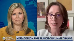 “EWTN News Nightly” host Tracy Sabol speaks with Dr. Erin Lothes, a Catholic environmental theologian and senior manager of the Laudato Si’ Animators Program with the Laudato Si’ Movement, on on May 9, 2024. / Credit: “EWTN News Nightly” screen shot