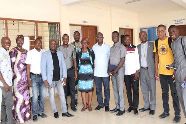 UCAP Members at the end of their Annual Recollection that held at the Don Bosco Centre in Akosséwa (Lomé), Sunday December 1, 2019. / UCAP-Togo